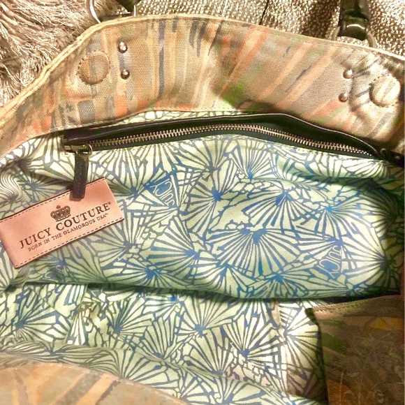 Juicy Couture Vintage Sequin OVERSIZED Tote Bag - Picture 12 of 13